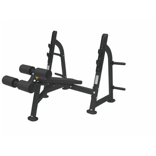 фото Bronze gym br-1013 скамья для жима с отрицательным наклоном