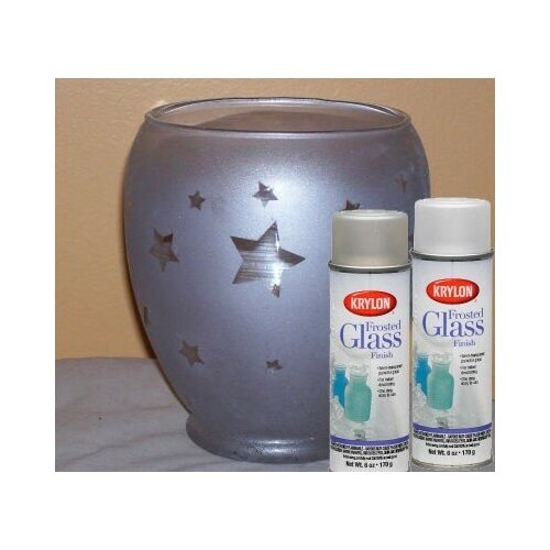 FROSTED GLASS аэрозоль замороженное стекло - 170гр. Светло-серебристый Krylon 9041
