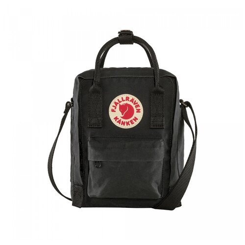 фото Сумка fjallraven kanken sling, черный, 20х15х8 см, 2,5 л