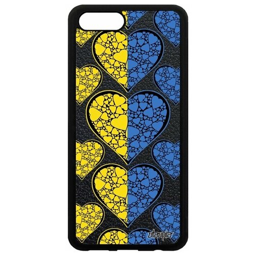 фото Чехол для honor v10 / view 10, "флаг украины с сердцем" страна любовь utaupia