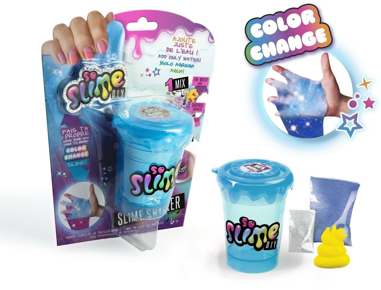 Набор для изготовления слайма Canal Toys "So Slime DIY", серия Slime Shaker, голубой