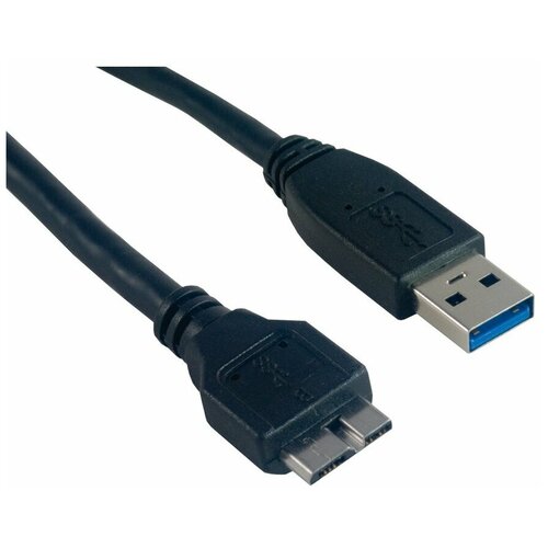 Аксессуар KS-is USB - MicroUSB B 3.0 1.0m KS-465-1 кабель usb 3 0 am usb 3 0 af ks is ks 402 правый вилка угловая розетка скорость передачи до 5 гбит с длина 0 15 метров