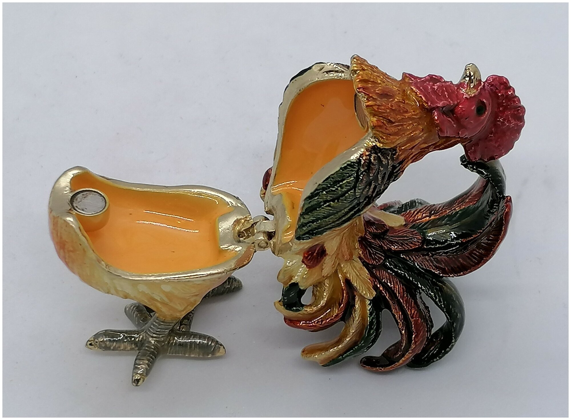 Шкатулка Фаберже "Петух 2877 " — фото 1