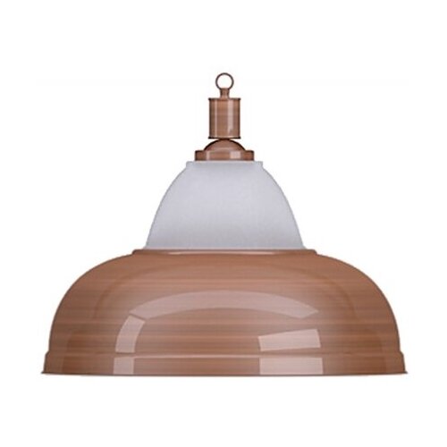 Лампа на один плафон «Crown» (бронзовая чашка, бронзовый плафон D38см)