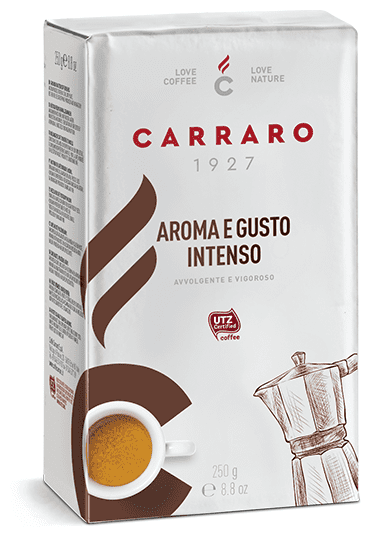 Кофе молотый Carraro Aroma e Gusto Intenso (Арома е Густо Интенсо), в/у, 250г - фотография № 3
