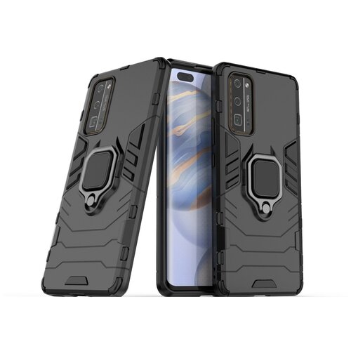 фото Чехол-бампер mypads для huawei honor 30 противоударный усиленный ударопрочный черный