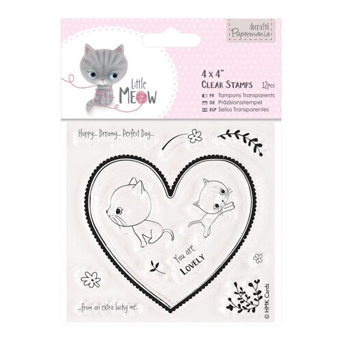 Набор штампов Вы прекрасны Little Meow 10,16 х 10,16 см DOCRAFTS PMA907219