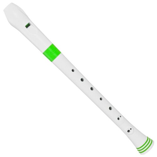 Блок флейта NUVO Recorder White Green барочная система блок флейта nuvo dood white pink