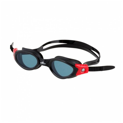 Очки для плавания FASHY AquaFeel Faster 4143-20, дымчатые линзы, черная оправа