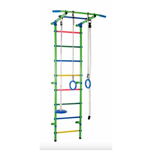 фото Детский спортивный комплекс формула здоровья пристенный start 1 green/rainbow