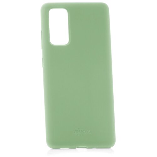 фото Чехол на samsung galaxy s20 fe kruche silicone plain light green кruче