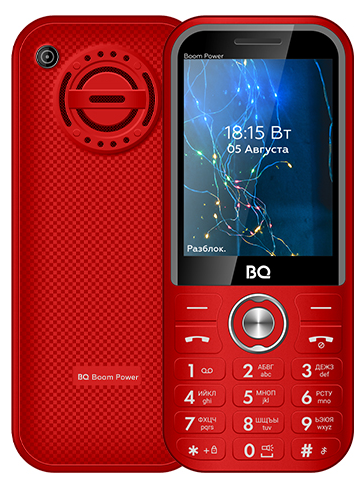 Мобильный телефон BQ 2826 Boom Power Red (86189369)