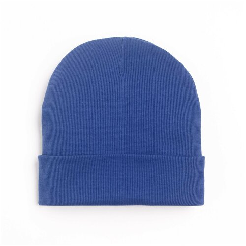 фото Шапка детская , цвет синий, размер 44-47см (9-18 мес.) нет бренда