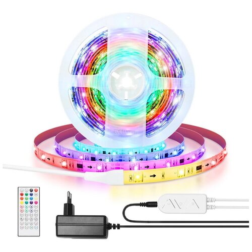 Комплект светодиодных лент BlitzWolf BW-LT31 IC Smart Wi-Fi RGB Magic Strip Kit 5m Black