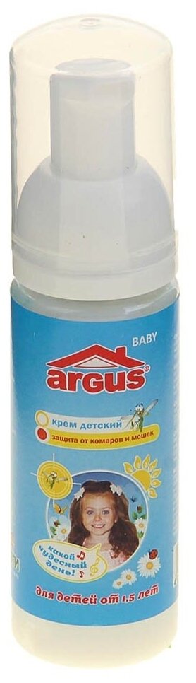 Argus Baby Крем от комаров 50 мл с дозатором - фотография № 1