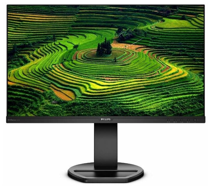 Монитор 24" Philips 241B8QJEB/00 черный IPS 1920x1080 250 cd/m^2 5 ms DVI HDMI DisplayPort VGA Аудио USB