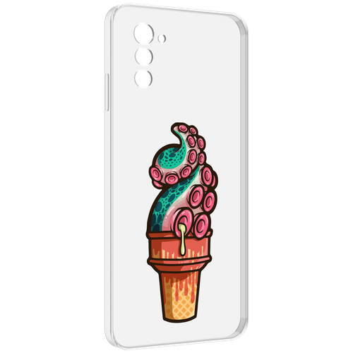 Чехол MyPads мороженное для UleFone Note 12 / Note 12P задняя-панель-накладка-бампер