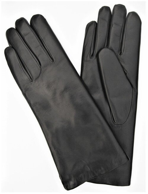 Перчатки ESTEGLA зимние, натуральная кожа, размер 7,5, черный