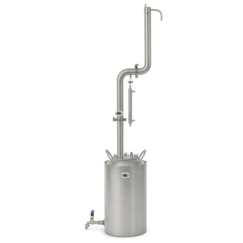 Самогонный аппарат дистиллятор Родник ПРО 3 20 литров Ректификационная колонна с узлом отбора по жидкости Сетка панченкова в подарок 1099000₽