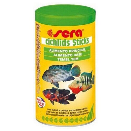 Sera корм для цихлид в палочках CICHLIDs Sticks, 1 л, 210 г