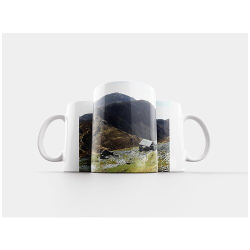 фото Кружка "гора, хижина, природа" 320 мл lotsprints