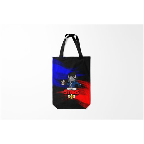 фото Сумка-шоппер / 31х42 см / геймерам / brawl stars crow burnettie