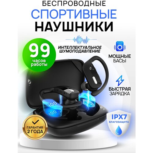 Наушники беспроводные спортивные с шумоподавлением кейсом 119900₽