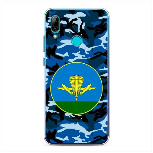 фото Силиконовый чехол "вдв синий камуфляж" на huawei p smart 2019 / хуавей п смарт 2019 case place