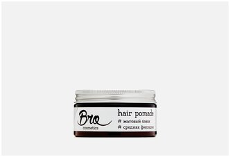 Bro Cosmetics Паста hair fixing pomade, средняя фиксация, 80 г