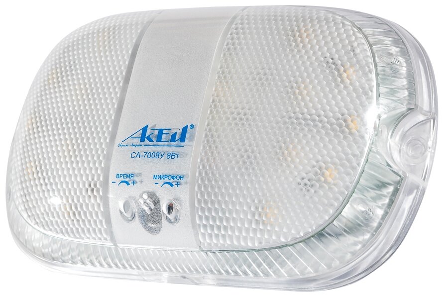 СА-7008У Светильник LED 8Вт IP31 с опт-акуст. датчиком Актей - фото №5