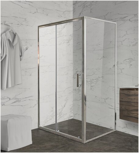 Изображение товара Душевой уголок SEAN- 5 PRO 110х90 см без поддона, прозрачное стекло