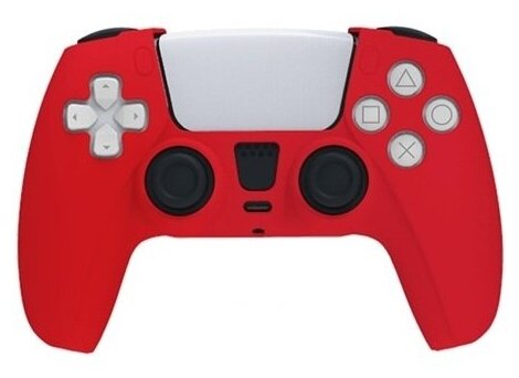 Силиконовый чехол DOBE для геймпада Playstation DualSense 5 красный TP5-0512R
