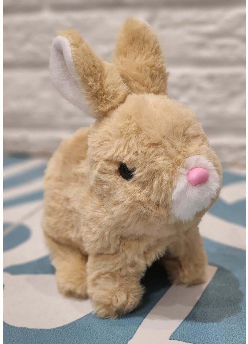 Мягкая игрушка заяц плюшевый интерактивный кролик для детей