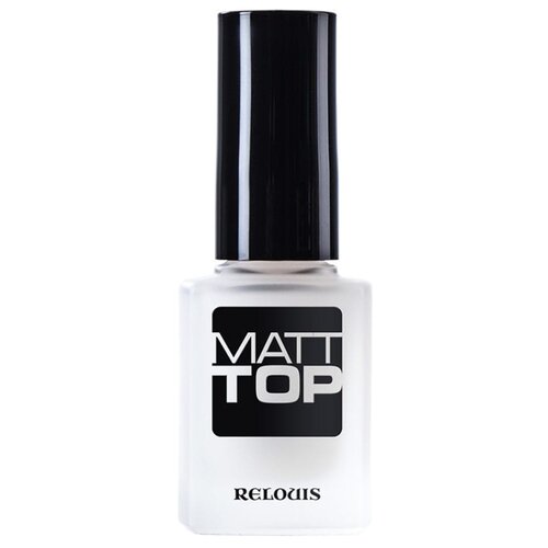 Relouis Верхнее покрытие Matt Top, прозрачный, 12 мл lovely nails верхнее покрытие matt top прозрачный 12 мл