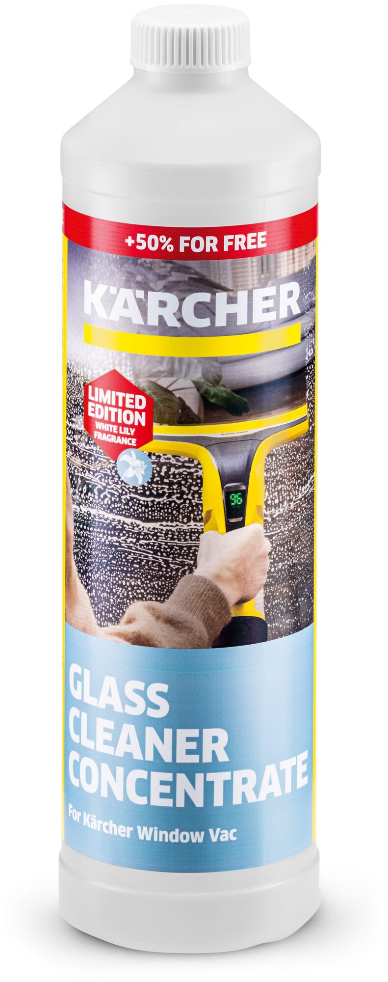 Концентрат чистящего средства Karcher RM 500 (6.296-170.0) для стекол 0.75л (White)