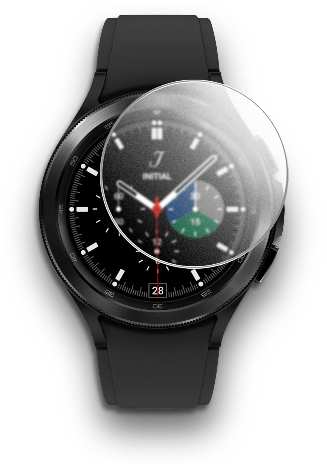 Гидрогелевая защитная пленка на Samsung Galaxy Watch 4 Classic 42mm/Самсунг Галакси Вотч 4 Классик /42мм матовая на смарт часы комплект 2 шт. Brozo