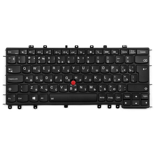 Клавиатура для ноутбука Lenovo Yoga 12 S1 S240 Series Г-образный Enter Черная с рамкой С подсветкой PN V146320AS1 7650₽