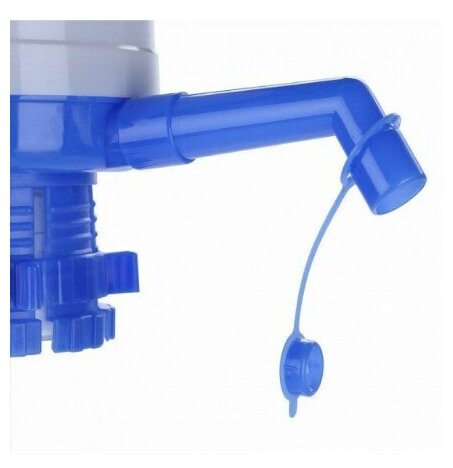 Помпа ручная Drinking Water Pump M HL-03 PU-005 (Синий с белым) - фотография № 6