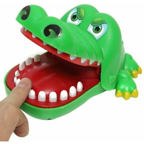 Настольная игра на реакцию Безумный крокодил (зеленый) новинка лидер продаж креативные розыгрыши рот зуб аллигатора детские игрушки семейные игры классическая игра крокодил