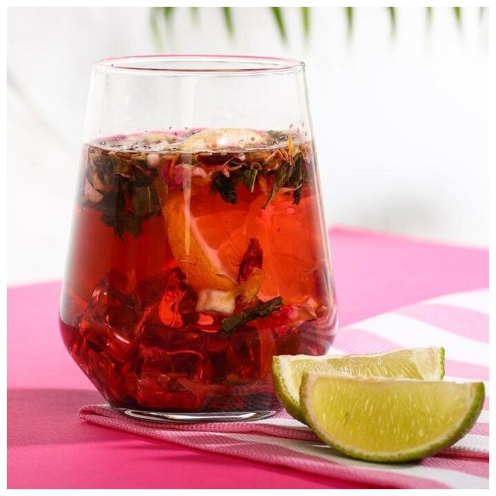 Холодный зеленый чай «Освежающий закат», вкус: испанская сангрия, 50 г - фотография № 4