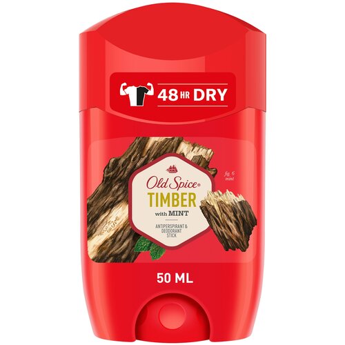 Old Spice Дезодорант-антиперспирант стик Timber, 50 мл, 103 г