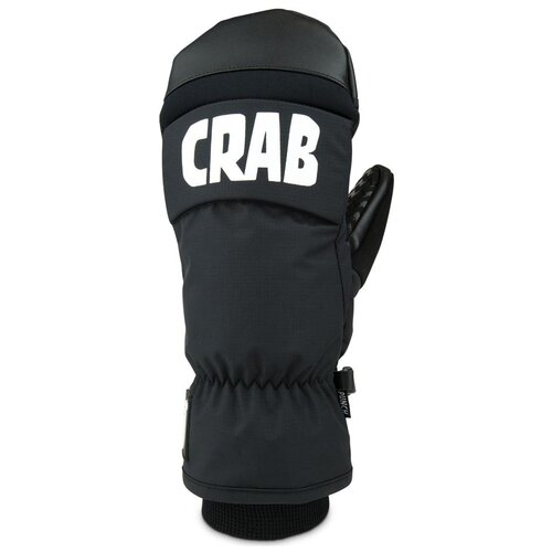 фото Варежки crab grab punch, регулируемые манжеты, размер s, черный