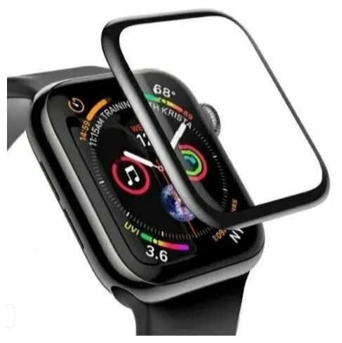 Керамическое Матовое защитное пленка Apple Watch 4/5/6(40mm)/Керамическое стекло эпл вотч 4/5/6 40мм /apple watch series 4/5/6 40mm/Матовое