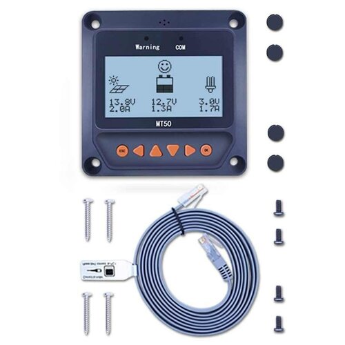 Цифровой дисплей для контроллера заряда MT-50 с кабелем 2 m