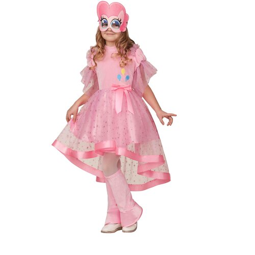 фото Карнавальный костюм "пинки пай", платье, маска, гетры, р. 28, рост 110 см батик