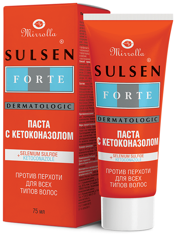 Mirrolla Паста Sulsen Forte с кетоконазолом - против перхоти