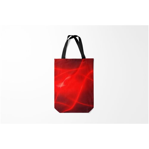 фото Сумка-шоппер / 31х42 см / тренды / абстракция плавные линии burnettie