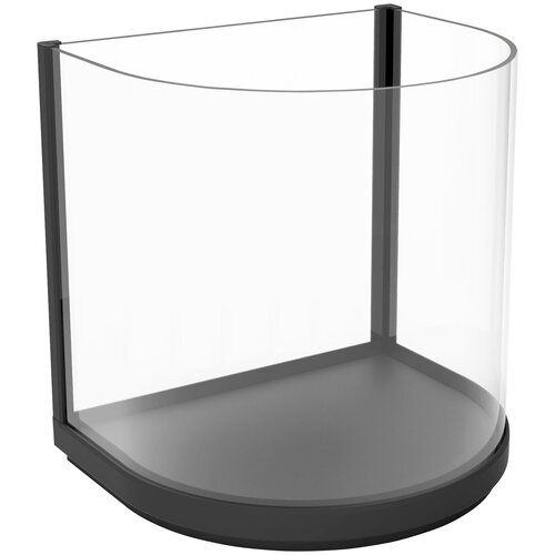 Аквариум дуговой Atman BGT-25 черный LED, 10 литров