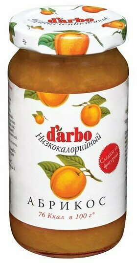 Конфитюр DARBO Абрикос низкокалорийный 220г