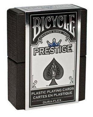 Игральные карты Bicycle Prestige (Престиж) в подарочном кейсе, синие